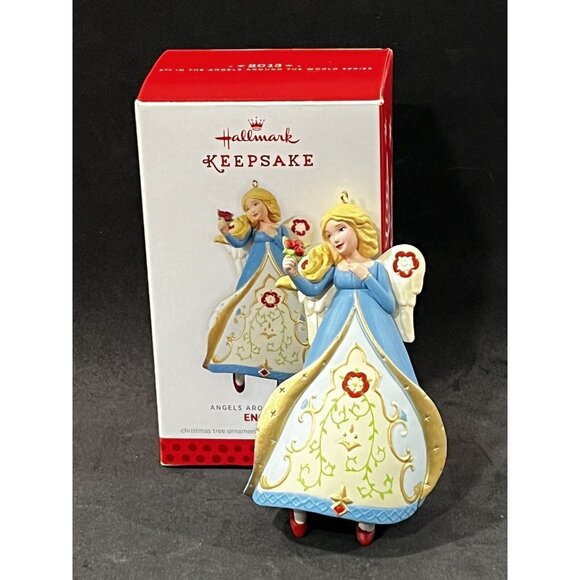 2013 Hallmark Christmas Ornament England Angels Around the World Series HM11 - Picture 4 of 5